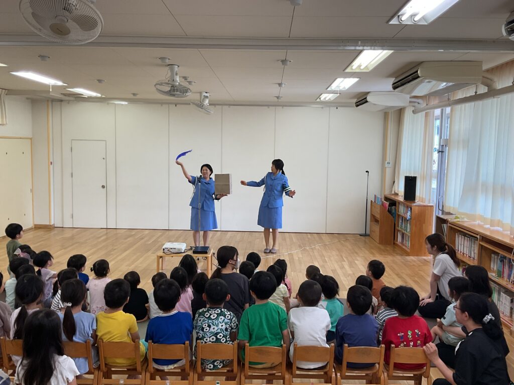 交通安全教室がありました。